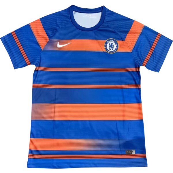 Trikot Trainingsshirt Chelsea 2018-19 Blau Orange Fussballtrikots Günstig